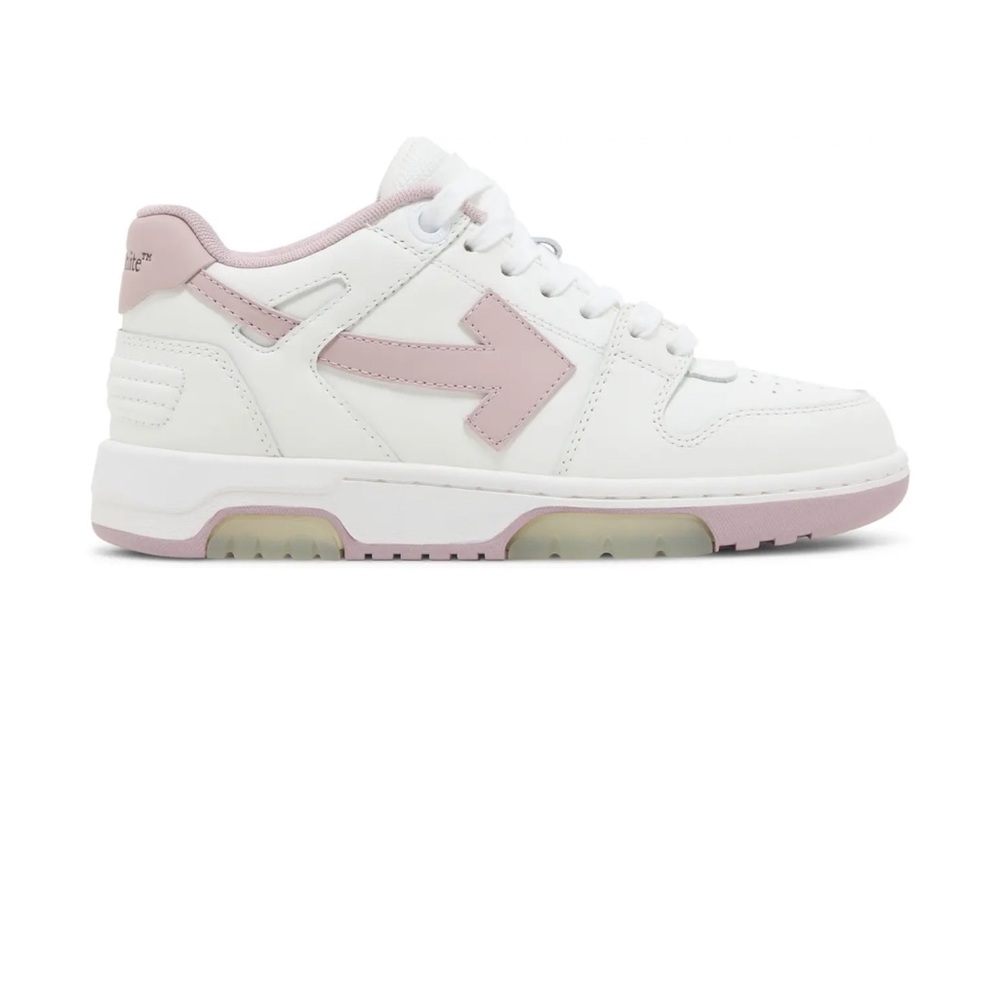 Off-White White and Pink Women's Sneakers